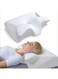 Cervical Neck Pillow &acirc;&euro;&ldquo; White &amp; Gray Contour Memory Foam Pillow for Pain Relief &acirc;&euro;&ldquo; Orthopedic Neck Support for Side, Back &amp; Stomach Sleepers &acirc;&euro;&ldquo; Breathable Washable Cover