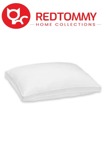 Double Piping Pillow With White Line Cotton Bed Pillow Microfiber 50x70cm Made in Uae