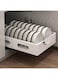 Aokraty Pull Out Cabinet Organizer, Heavy Duty Slide Out Pantry Shelves, Holds cutlery, spice bottles, Sliding drawer storage rack for kitchen, home (1pcs-Pull out Bowl Rack)
