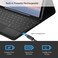 ZOOMEE Keyboard Case for Samsung Galaxy Tab S9 Plus 12.4 Inch 2023, Backlit Magnetically Detachable Bluetooth Keyboard with Touchpad and Pen Holder Slot, (SM-X810, SM-X816B), Black
