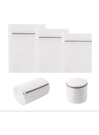 5 Pcs Small Bra Washing Bag for Women,Zipper Mesh Shoe Washing Bag Laundry Net for Washing