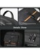 Mobcos Back Pack Black 8201 Urban Waterproof Laptop Backpack with USB Charging Port &ndash; Anti-Theft Oxford Fabric Travel &amp; Business Backpack for Men &amp; Women, Stylish Everyday Work Bag