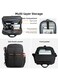 Mobcos Back Pack Black 8201 Urban Waterproof Laptop Backpack with USB Charging Port &ndash; Anti-Theft Oxford Fabric Travel &amp; Business Backpack for Men &amp; Women, Stylish Everyday Work Bag