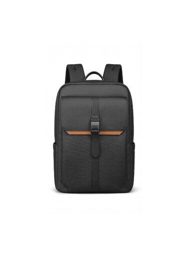 Mobcos Back Pack Black 8201 Urban Waterproof Laptop Backpack with USB Charging Port &ndash; Anti-Theft Oxford Fabric Travel &amp; Business Backpack for Men &amp; Women, Stylish Everyday Work Bag