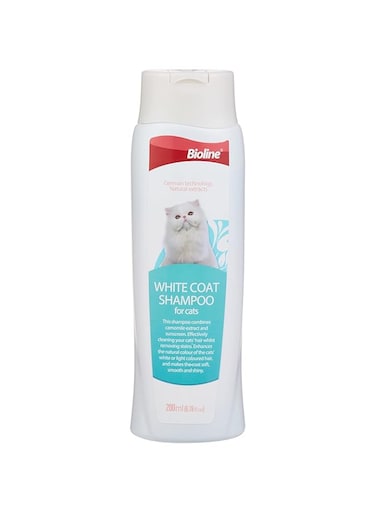 Bioline White Coat Shampoo For Cat 200 Ml, Multicolor