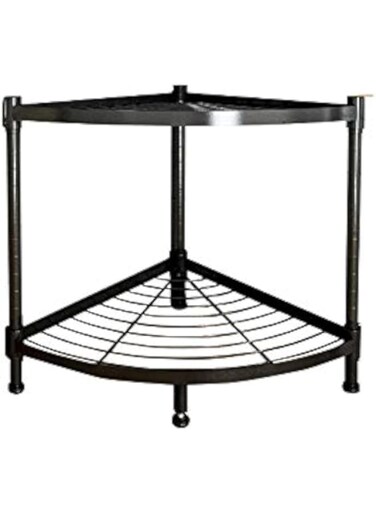 ROYAL POLAR Foldable Storage Shelf Unit with Wheel Kitchen Study Office Bedroom Storage Rack Storage Box Garage and Laundry Bathroom Tool Organization (2 Tie)