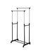XYSQWZ Coat Rack Shoe Rack Drying Rack Free Standing Stainless Steel Clothes Drying Rack Organizer Adjustable Garment Rack for Laundry Home with Wheels