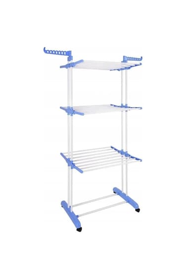 3 Tiers Garment Rack Cloth Dryer Multi Purpose Cloth Drying Stand