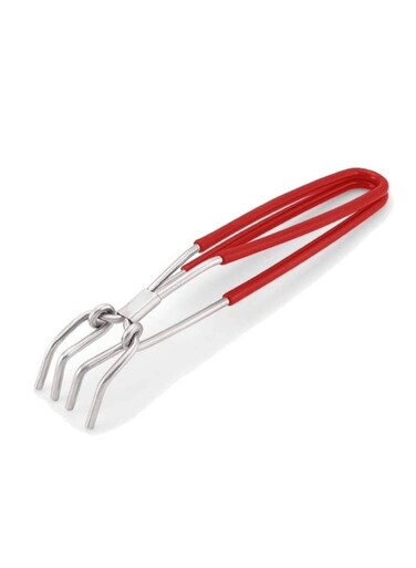 Stainless Steel Wire Tong Pakkad with heat resistant handle 20cm