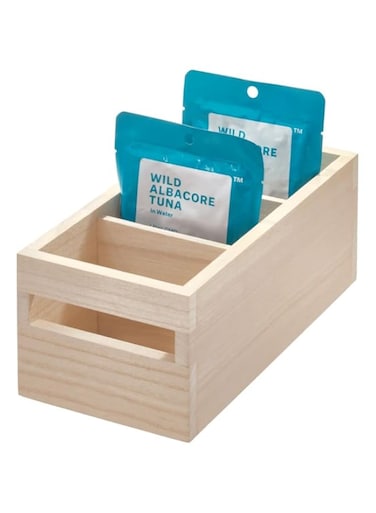 Interdesign Wood Handled Packet Organizer 10 x 5 4 inch