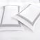 MMM HOME 6-Pieces Embroidered Super King Size Duvet Cover Set ,1 Duvet Cover + 1 Fitted Sheet + 4 Pillow Covers,Elegant Design