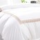 MMM HOME 6-Pieces Embroidered King Size Duvet Cover Set ,1 Duvet Cover + 1 Fitted Sheet + 4 Pillow Covers,Elegant Design