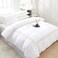 MMM HOME 6-Pieces Embroidered King Size Duvet Cover Set ,1 Duvet Cover + 1 Fitted Sheet + 4 Pillow Covers,Elegant Design