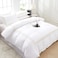 MMM HOME 6-Pieces Embroidered Super King Size Duvet Cover Set ,1 Duvet Cover + 1 Fitted Sheet + 4 Pillow Covers,Elegant Design