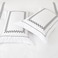 MMM HOME 6-Pieces Embroidered Super King Size Duvet Cover Set ,1 Duvet Cover + 1 Fitted Sheet + 4 Pillow Covers,Elegant Design
