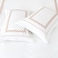 MMM HOME 6-Pieces Embroidered King Size Duvet Cover Set ,1 Duvet Cover + 1 Fitted Sheet + 4 Pillow Covers,Elegant Design