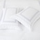 MMM HOME 6-Pieces Embroidered Super King Size Duvet Cover Set ,1 Duvet Cover + 1 Fitted Sheet + 4 Pillow Covers,Elegant Design