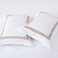 MMM HOME 6-Pieces Embroidered King Size Duvet Cover Set ,1 Duvet Cover + 1 Fitted Sheet + 4 Pillow Covers,Elegant Design