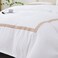 MMM HOME 6-Pieces Embroidered Super King Size Duvet Cover Set ,1 Duvet Cover + 1 Fitted Sheet + 4 Pillow Covers,Elegant Design