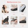 Comfier جهاز Ultra Slim 1228 لمساج الظهر والرقبة، وسادة مساج شياتسو ثلاثية الأبعاد مع حرارة، 8 رؤوس تدليك، 3 مستويات شدة، ومساج بالاهتزاز للرقبة والكتفين والظهر والجسم