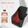 Comfier جهاز Ultra Slim 1228 لمساج الظهر والرقبة، وسادة مساج شياتسو ثلاثية الأبعاد مع حرارة، 8 رؤوس تدليك، 3 مستويات شدة، ومساج بالاهتزاز للرقبة والكتفين والظهر والجسم