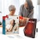 Comfier جهاز Ultra Slim 1228 لمساج الظهر والرقبة، وسادة مساج شياتسو ثلاثية الأبعاد مع حرارة، 8 رؤوس تدليك، 3 مستويات شدة، ومساج بالاهتزاز للرقبة والكتفين والظهر والجسم