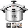 Tradeo 11L Aluminum Pressure Cooker Heavy Duty Large Capacity Fast Cooking Pot