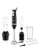 Saachi NL-CH-4267 5in1 Hand Blender, 2 speed operation, Beater, whisk &amp; dough attachments, Stainless steel blade, 600ml plastic jar