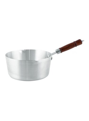 Aluminium Milk Pan With Wooden Handle Aluminium 7inch