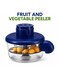 Fruit &amp; Vegetable Peeler &acirc;&euro;&ldquo; Multi-Function Peeling Machine with Stainless Steel Blades &amp; Transparent Bowl