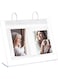 GraGra Desktop Small Photo Album, 68 Pockets Acrylic Flip Mini Photo Book, Acrylic Album Transparent Vertical Flip Album, Desktop Display Stand for Protecting Photos, Cards(4 inch)
