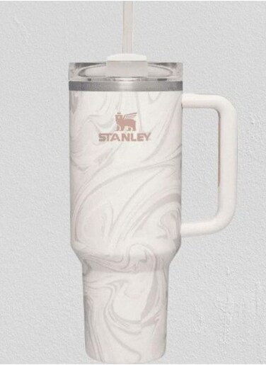 Quencher H2.0 FlowState 40 oz Swirl Tumbler with Lid &amp; Straw, Stainless Steel Vacuum Insulated &acirc;&euro;&ldquo; Keeps Drinks Hot for 7 Hours &amp; Cold for 24 Hours, Durable &amp; Leakproof Travel Mug