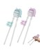 2 Pairs of Children's Chopsticks, Dinosaur Children Learning Practice Chopsticks, allows children to quickly master the use of chopsticks, suitable for beginners.