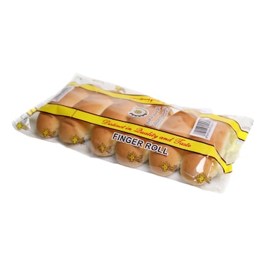 Golden Loaf Bun Finger Roll 6 Buns, 330g