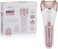 PrecisionWare Enzo EN-5842 10-In-1 Rechargeable Epilator For Women, Wet &amp; Dry Cordless Hair Removal System With Multiple Attachments For Face, Body &amp; Sensitive Areas, Assorted Colors - Intl Version