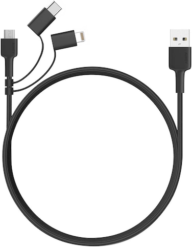 AUKEY USB-C to USB-C 2.0 Type-C Charging Cable Braided Nylon (3.3ft/1m)