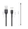 Aukey Cb-Akl2 MFI USB A to Lightning Kevlar Cable 2M Black