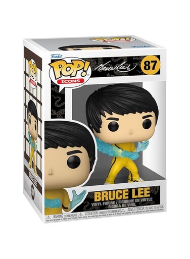 Funko Pop! Icons: Bruce Lee - Collectable Vinyl Figure - Gift Idea - Official Merchandise - Toys for Kids &amp; Adults - Movies Fans - Model Figure for Collectors and Display