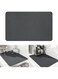X spring Silicone Drying Mat, Dish Drying Diatomaceous Earth Mat, Absorbent Drip Protector Drainer, Coffee Bar Pad, Sink Draining Board Mat for Kitchen, Bathroom, Toilet Counter Top