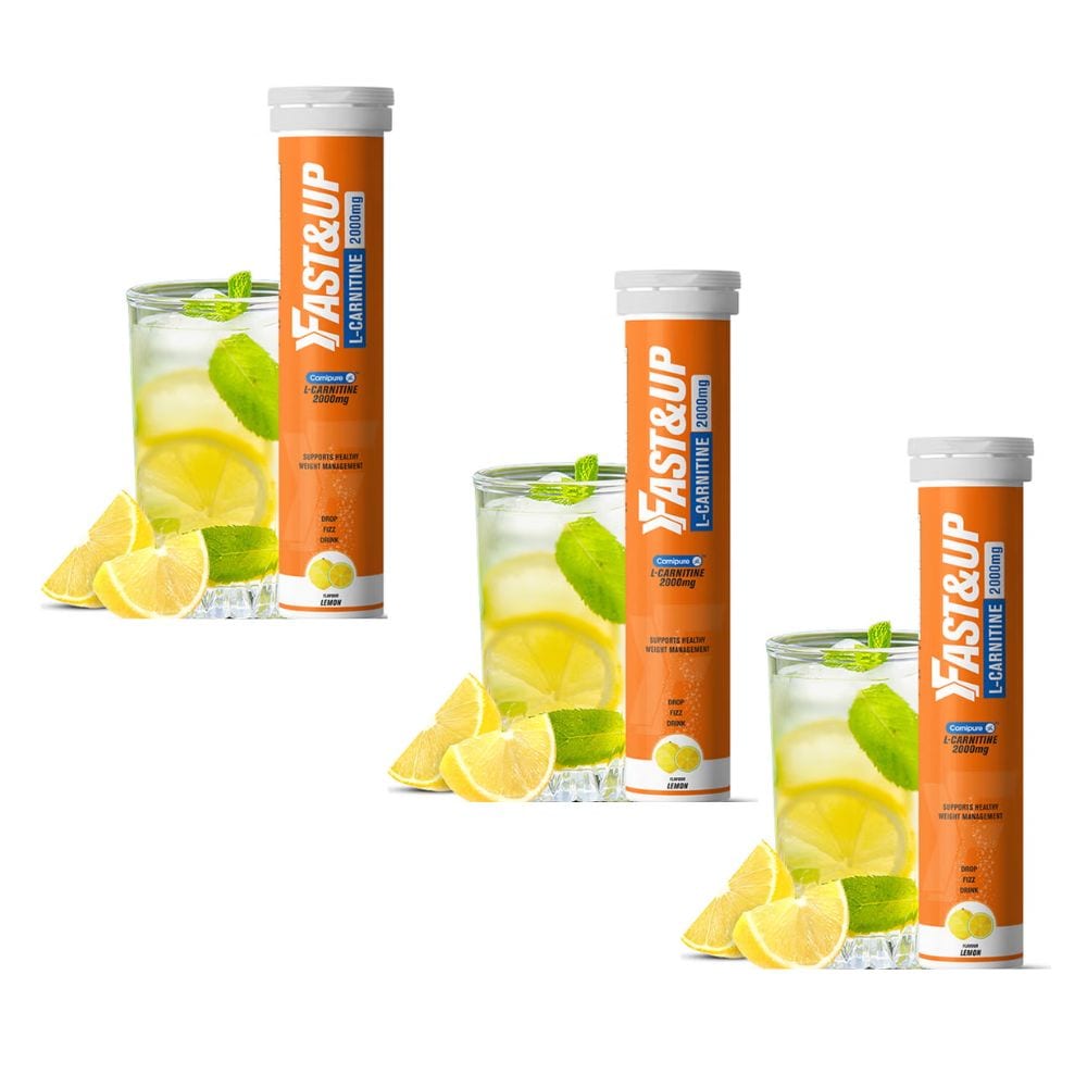 Buy FAST &amp; UP L-CARNITINE 2000MG (LEMON) 20'S PACK OF 3 Online |  Carrefour UAE