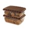 Snips Biscuit Saver Rectangle with Freshness Lid &ndash; Brown, 100% Made in Italy