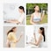 JISULIFE Mini Portable Fan-Bladeless Safe Design, Powerful Turbo Handheld Fan with 5 Speeds, 16Hrs Max Cooling Time，USB Rechargeable, Small Pocket for Travel/Lash, Gifts For Girls/Women