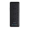 Powerology 6 AC Multi-Port Power Strip 48W, Surge Protection, Fireproof Material, 3250W, 13A, 3m Cable, PD 30W, QC 18W - Black