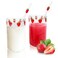 300ml Strawberry Cup with Straw - Cute Pattern Glass for Milk Tea, Coffee, Juice, Bubble Drinks