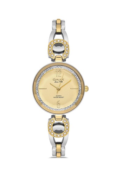 Omax Original Watches for Women Full Gold Stainless Strap 31mm Round Shape Analog Wrist Watch For Womens 100% Waterproof Formal Business Casual Wear Gifts Made in Japan 1 Year Warranty