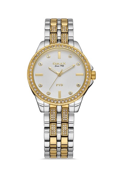 Omax Original Watches for Women Silver Stainless Steel Strap 31mm Black Square Shape Analog Wrist Watch Women's 100% Waterproof Business Casual Wear Gifts Made in Japan 1 Year Warranty