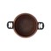 Non-Stick Aluminum Pressure Cooker with Granite Coating, 5 Litre - Brown Speckled Finish