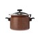 Non-Stick Aluminum Pressure Cooker with Granite Coating, 5 Litre - Brown Speckled Finish