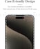 Muzz Clear Screen Protector for iPhone 15, 2.5D HD Tempered Glass, 9H Hardness, 3-Pack (iPhone 15 5G