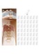 Clothes Hanger Connector Hooks Cascading Hangers Space Saving Organizer for Heavy Duty Cascading Hanger Extender Hooks White Plastic Hooks Closet Hanger